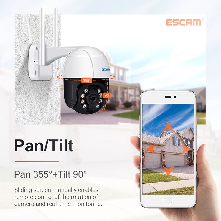 ESCAM QF518 5MP Smart WiFi IP Camera, Support AI Humanoid Detection / Auto Tracking / Dual Light Night Vision / Cloud Storage / Two Way Audio / TF Card, EU Plug, US Plug, UK Plug, AU Plug ESCAM QF518 5MP Smart WiFi IP Camera, Support AI Humanoid Detection / Auto Tracking / Dual Light Night Vision / Cloud Storage / Two Way Audio / TF Card, EU Plug, US Plug, UK Plug, AU Plug